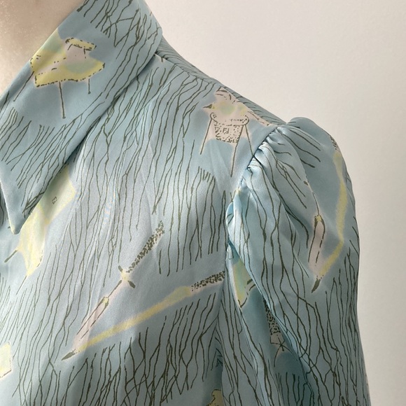 Vintage Fendi Jeans Roma Button Down Blue - Picture 6 of 11